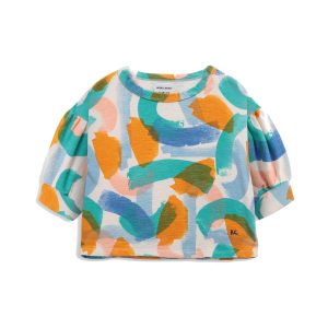 BOBO CHOSES – BRUSHSTROKES ALL OVER SHORT SLEEVE T-SHIRT KID