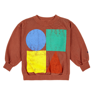 BOBO CHOSES – GEOMETRIC COLOR BLOCK SWEATSHIRT KID