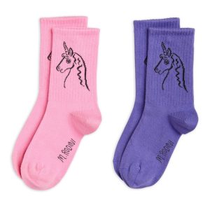 MINI RODINI – 2-PACK SCOTTISH UNICORNS SOCKS
