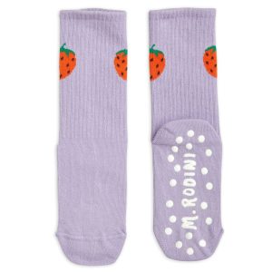 MINI RODINI – STRAWBERRIES ANTI-SLIP SOCKS