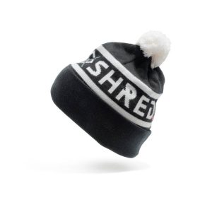 WOODSIDE BEANIE BLACK/WHITE