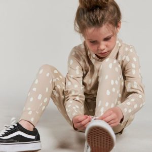 I DIG DENIM – ALLAN LS ORGANIC PRINTED SOFT BROWN KID