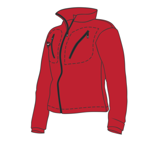BF40 SoftShell jacket, RED