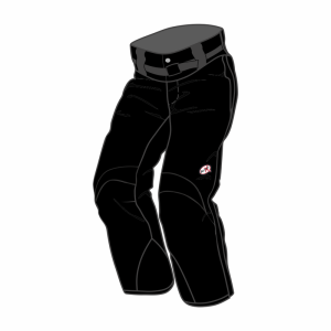B418 Side-zip insulated pants Adult , Black