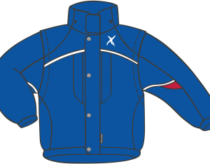 Hip length insulated jacket