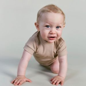 I DIG DENIM – CALI RIB TEE ORGANIC SOFT BROWN