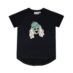 DEAR SOPHIE – DOGGIE BLACK SINGLE T-SHIRT