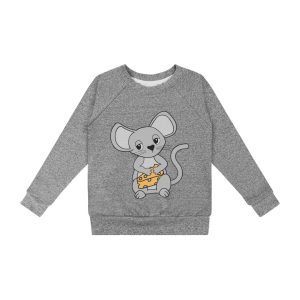 DEAR SOPHIE – MOUSE GREY MELANGE SWEATSHIRT