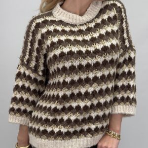 Frida stickad tröja