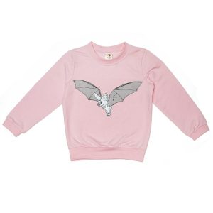 MULLIDO – PINK BAT GLOW IN THE DARK SWEATSHIRT