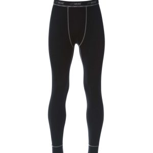 Herrlångkalsong Merinoull/Bambu, Svart