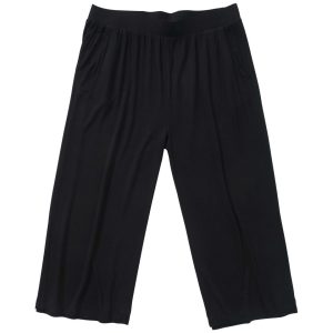 Trikåbyxa culotte med fickor